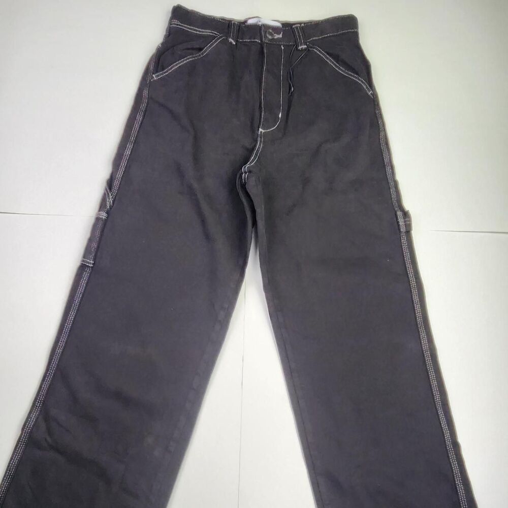 Bershka Women's Black and Grey Trousers
